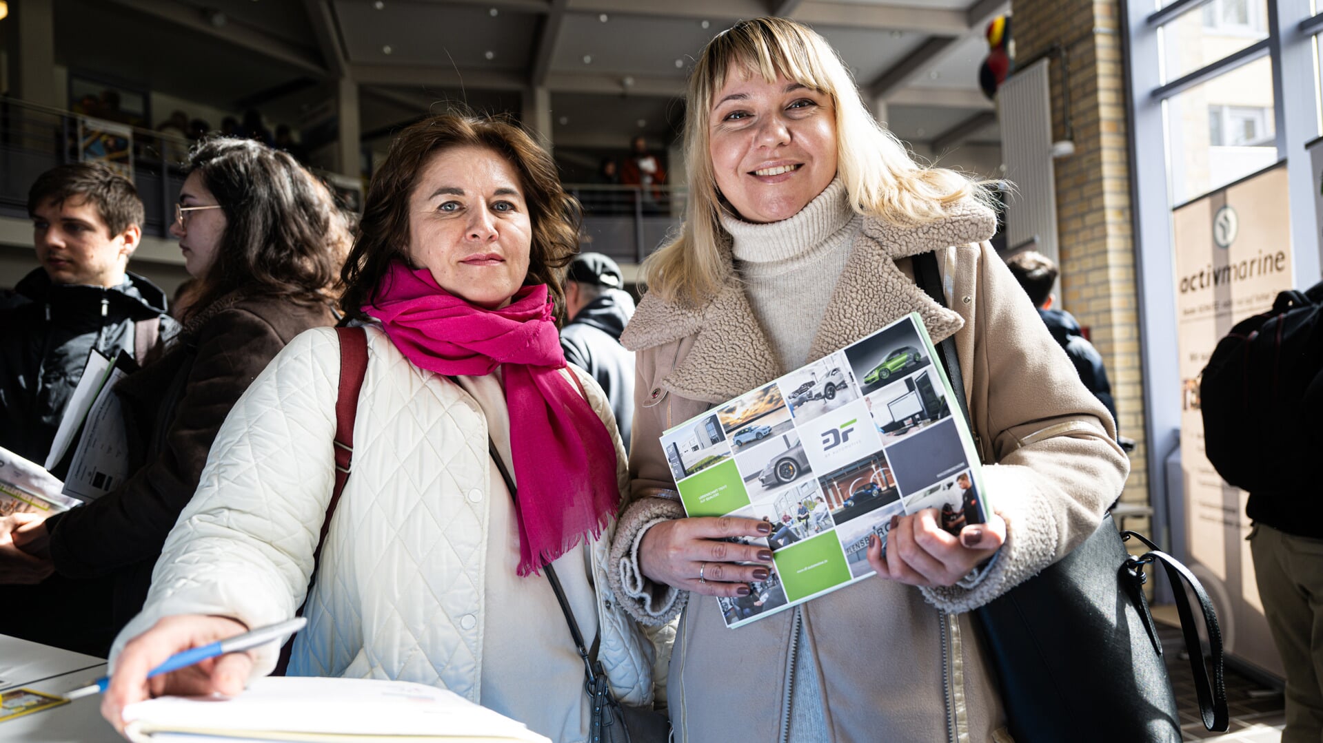 Olga Tog P Jobmesse I Flensborg Jeg Vil Gerne Leve Her Min Hjemby