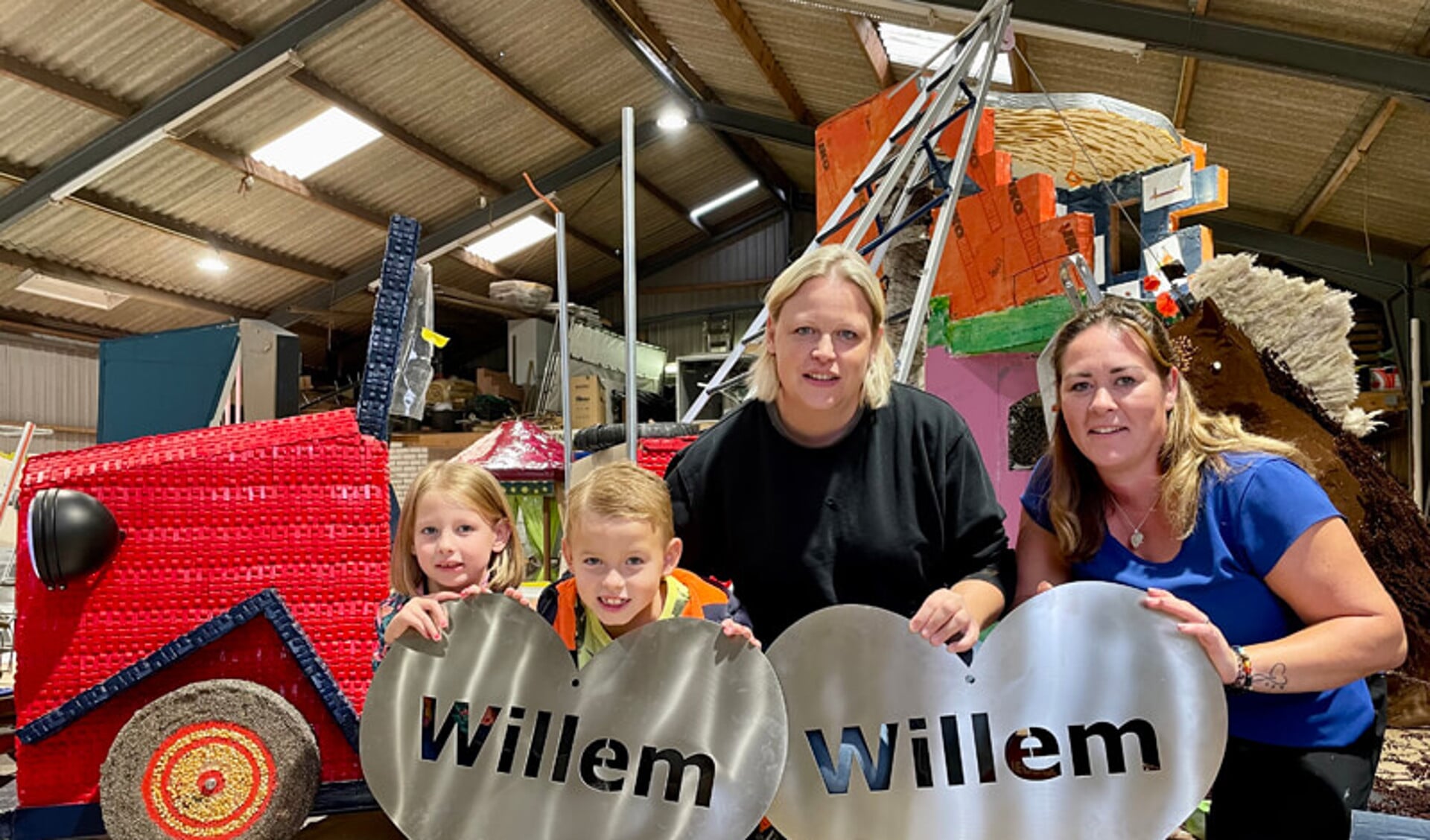 Een Hart Op De Wagen Van De Parel Ter Nagedachtenis Aan Willem Zweep