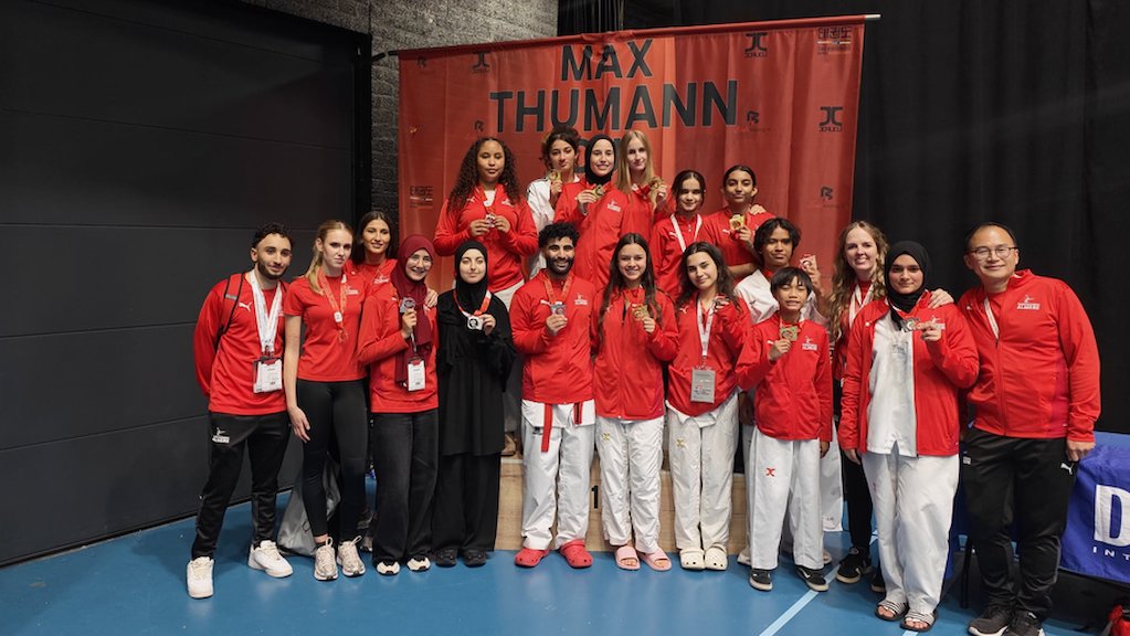 Taekwondo Almere werd uitgeroepen tot het Beste Team van de Dag bij het Max Thumann Cup.(Foto: aangeleverd)