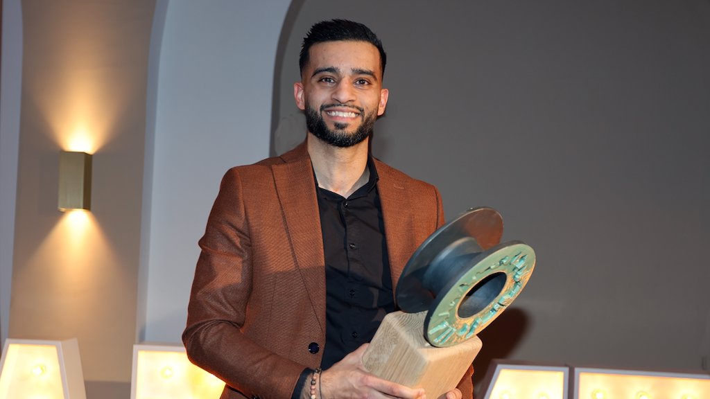 Ashwin Taneja, Body Signals Academy winnaar Startersprijs (Foto: Fred Rotgans)