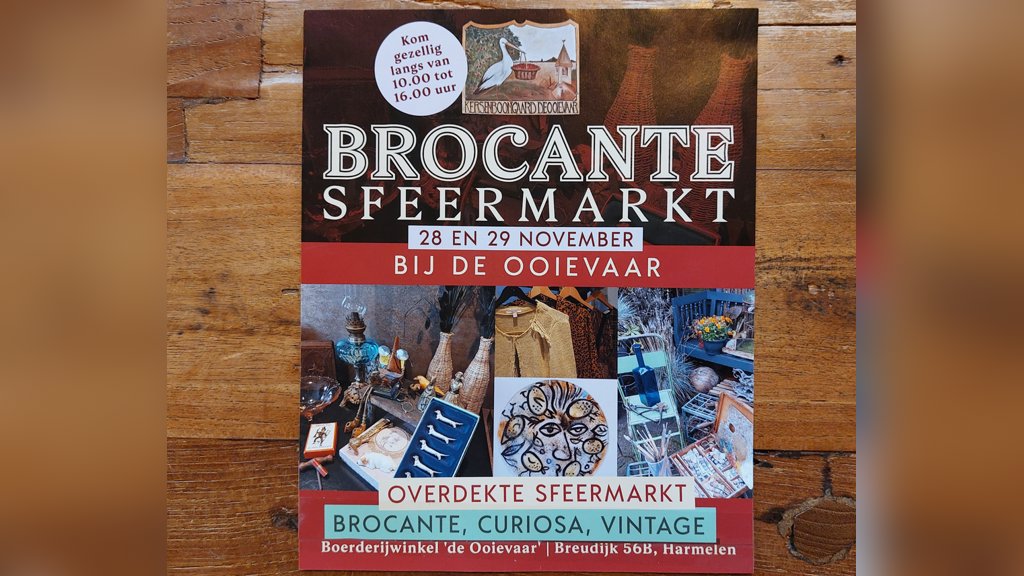 Sfeer- en brocantemarkt bij De Ooievaar Harmelen