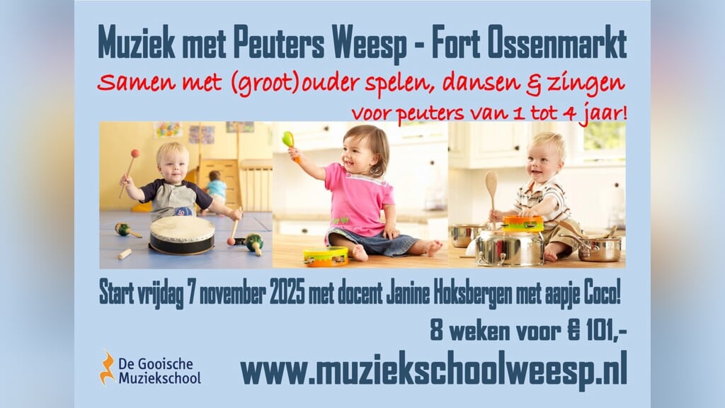 Muziek met peuters