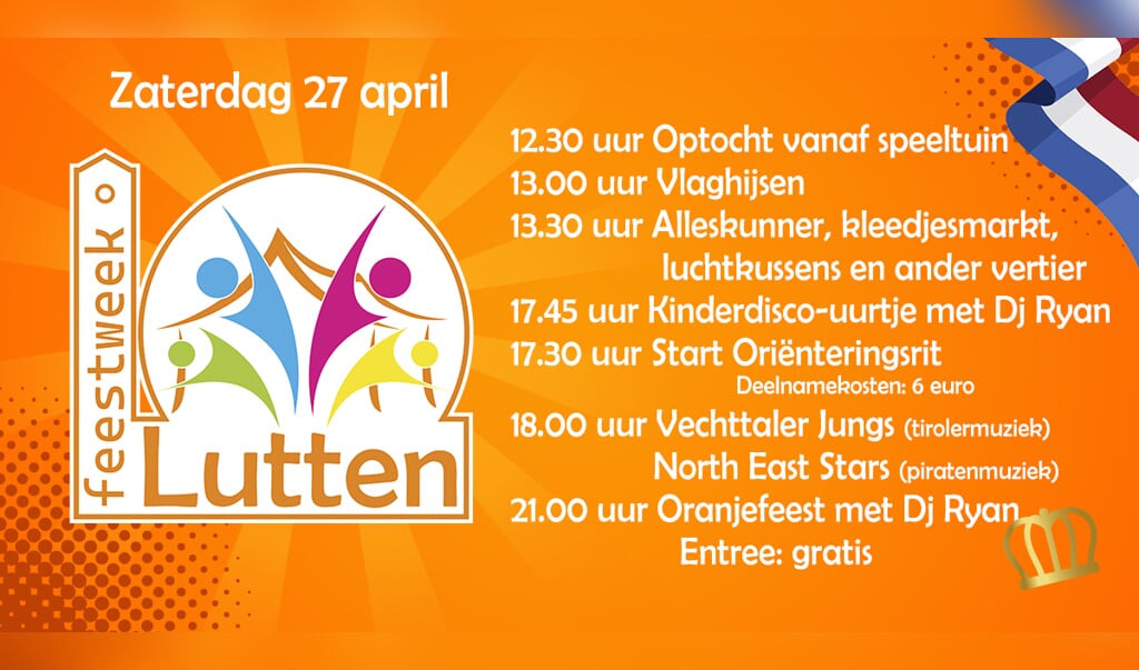 Koningsdag Lutten - Feestweek Lutten 2024