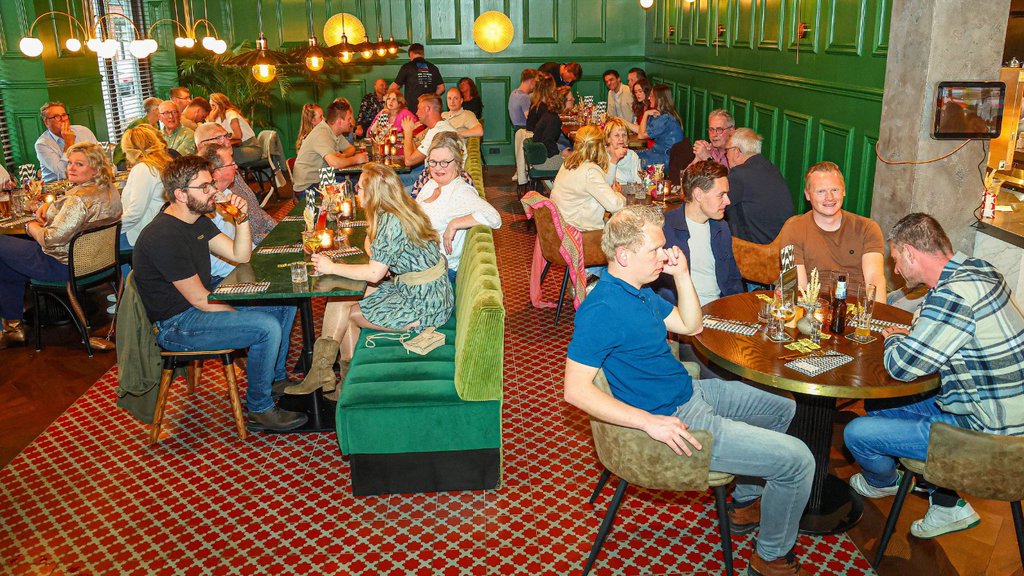 het benefietdiner voor Alpe d’Huzes bij LIV Nieuwleusen