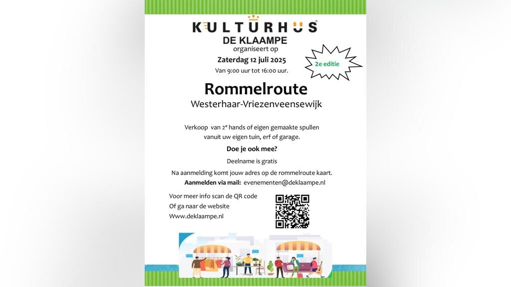 Tweede editie Rommelroute Westerhaar-Vriezenveensewijk
