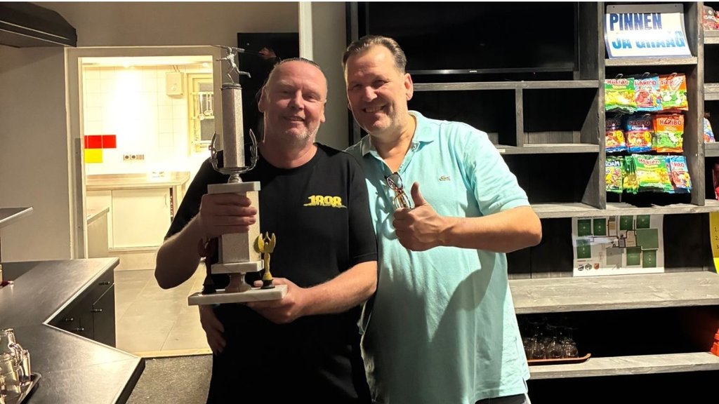 D’Artists winnaar van het Koppel Darttoernooi. Eigen foto SV Dalfsen.