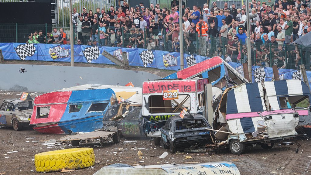 Actiefoto van de opnamedag op  26 juli. Foto Huisman Media.