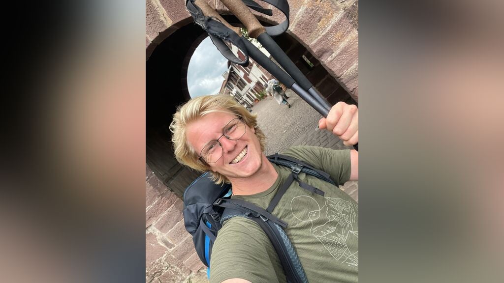 Presentatie over voettocht naar Santiago de Compostella door Joris Scholten in Egmond aan Zee