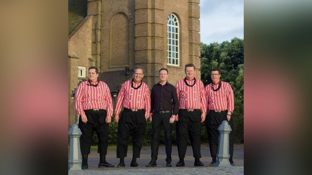 Urker mannenkwartet in Kapelkerk