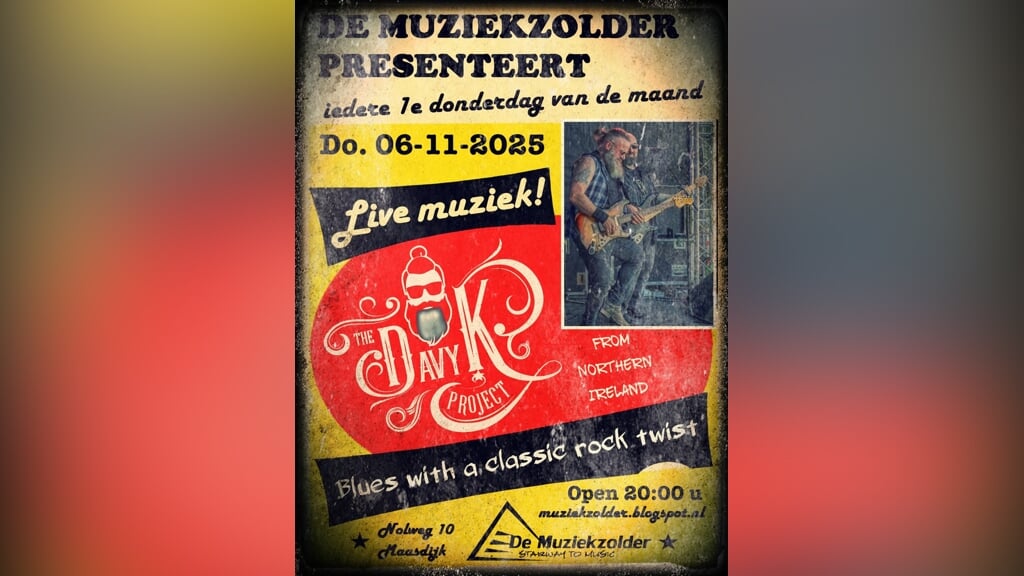 The Davy K Project in De Muziekzolder