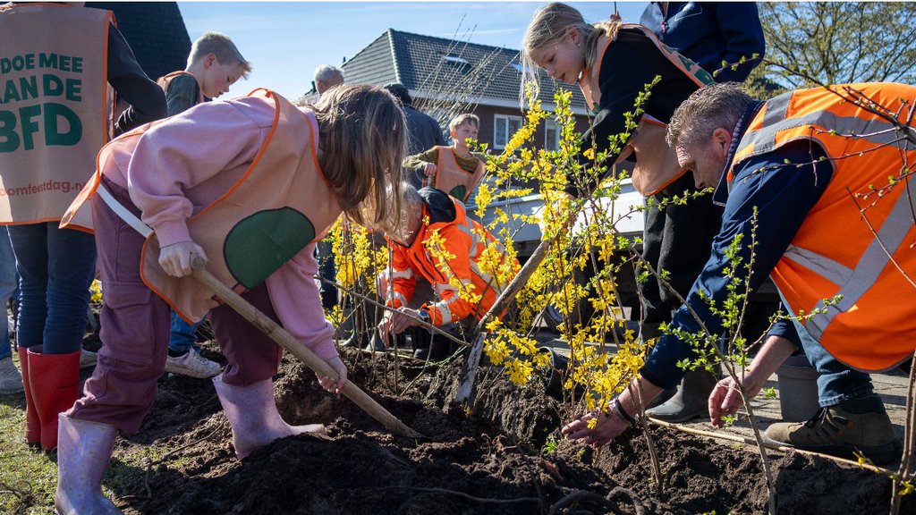 bomen planten. Bron