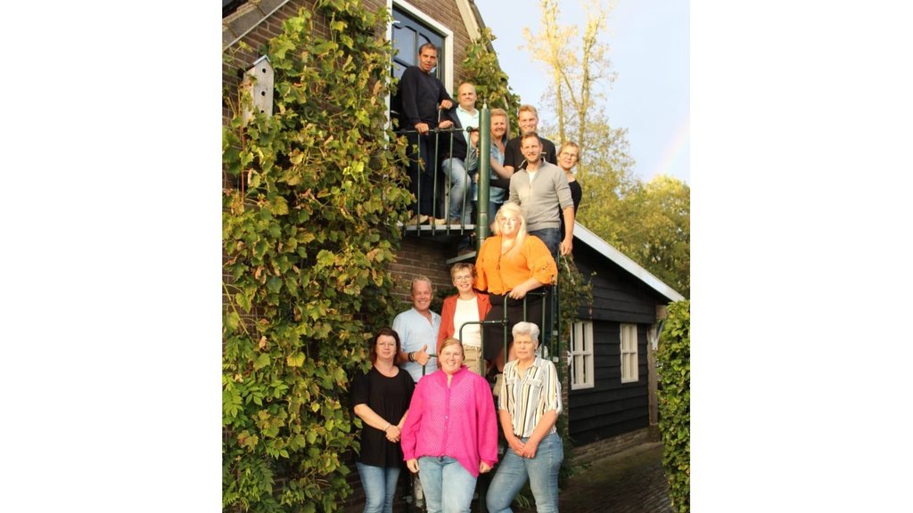 de leden van Plankenkoorts Nieuwleusen. Eigen foto Plankenkoorts.