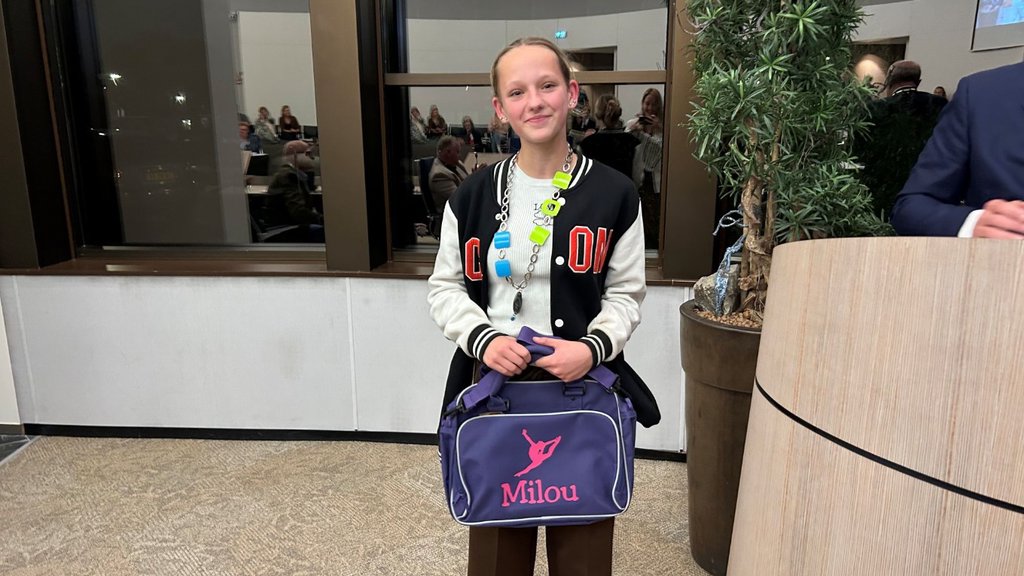 kinderburgemeester Milou Groen. Archief