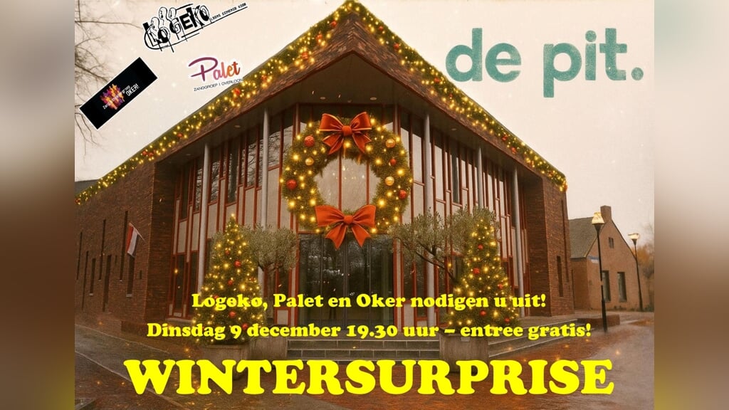 Concert ‘Wintersurprise’ door Oker, Logeko en Palet in De Pit Overloon