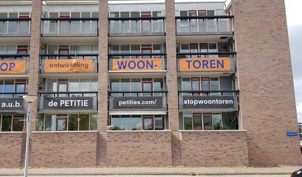 Bewoners zijn tegen de plannen op het Havenhoofd. (Foto: aangeleverd)