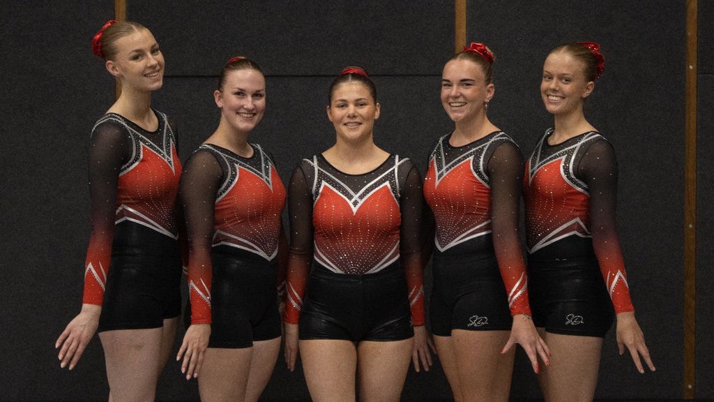 turnsters van GVN gaan naar NK Springen. Eigen foto GVN.