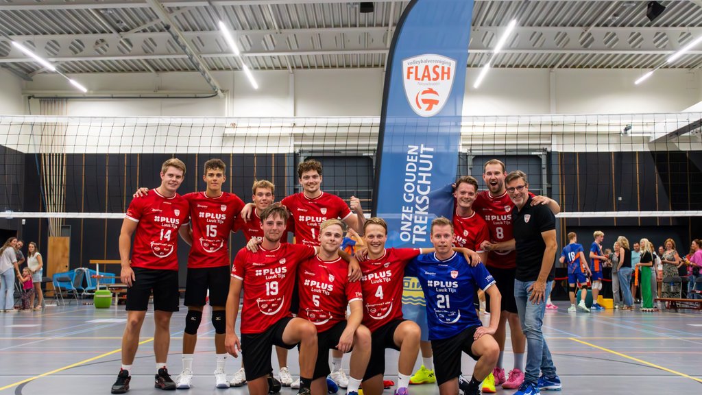 Flash heren 1. Eigen foto volleybalvereniging Flash.