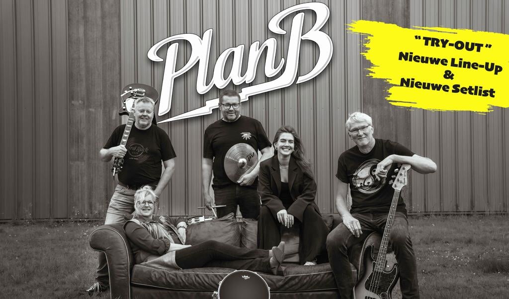 Rockcoverband Plan-B opent voorjaarstour in It Podium IJlst
