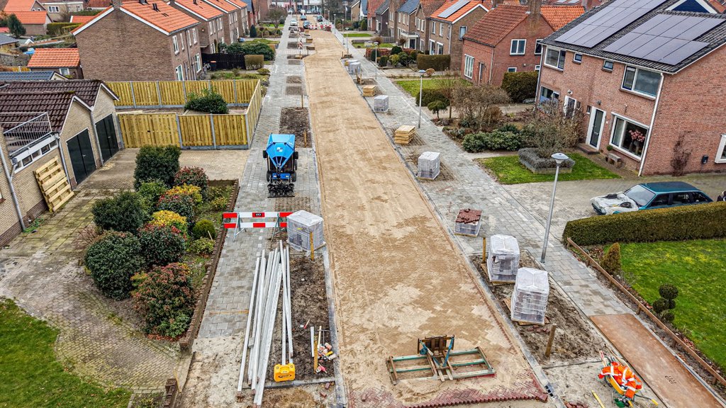 de Wethouder Prinsstraat in Nieuwleusen