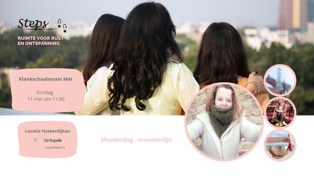 Klankschaal sessie met thema ‘Moederdag - Vrouwenlijn’