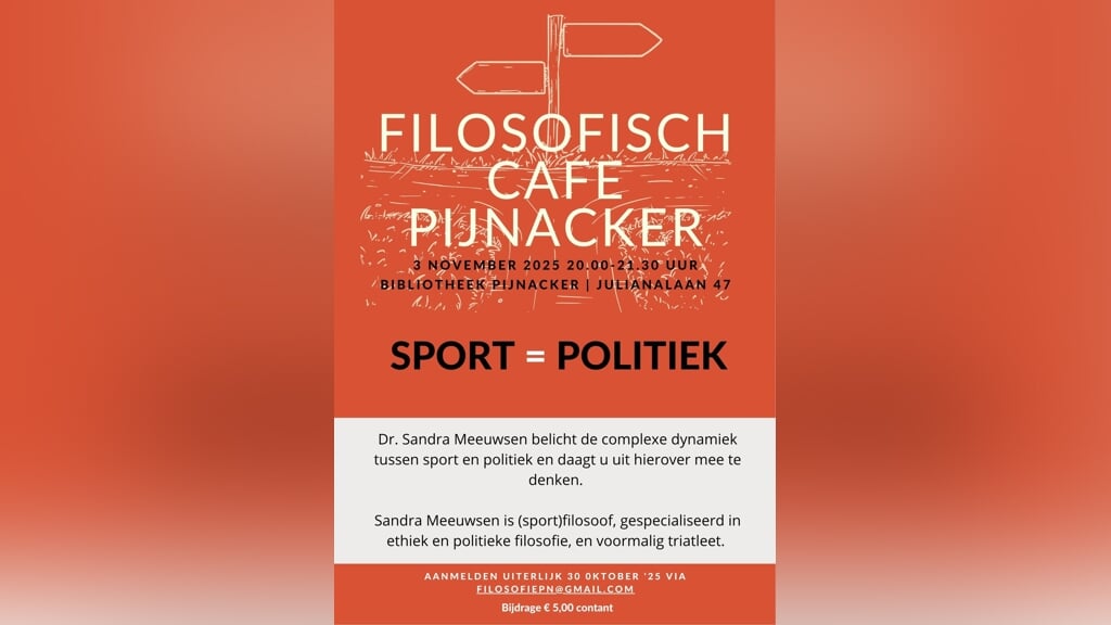 Filosofisch Café over Sport = Politiek