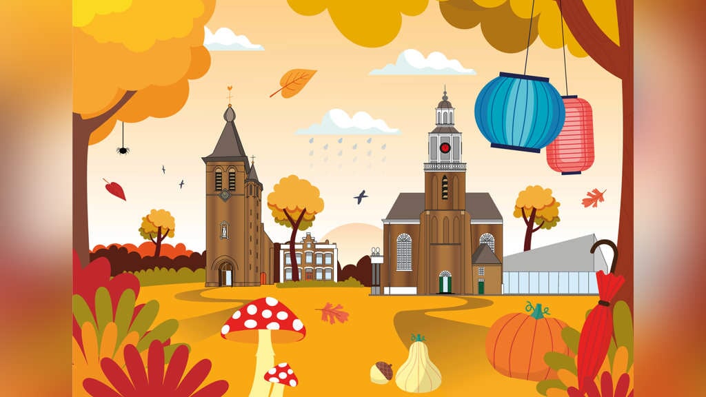 Lampionnenoptocht Sint Maarten in het Dorp