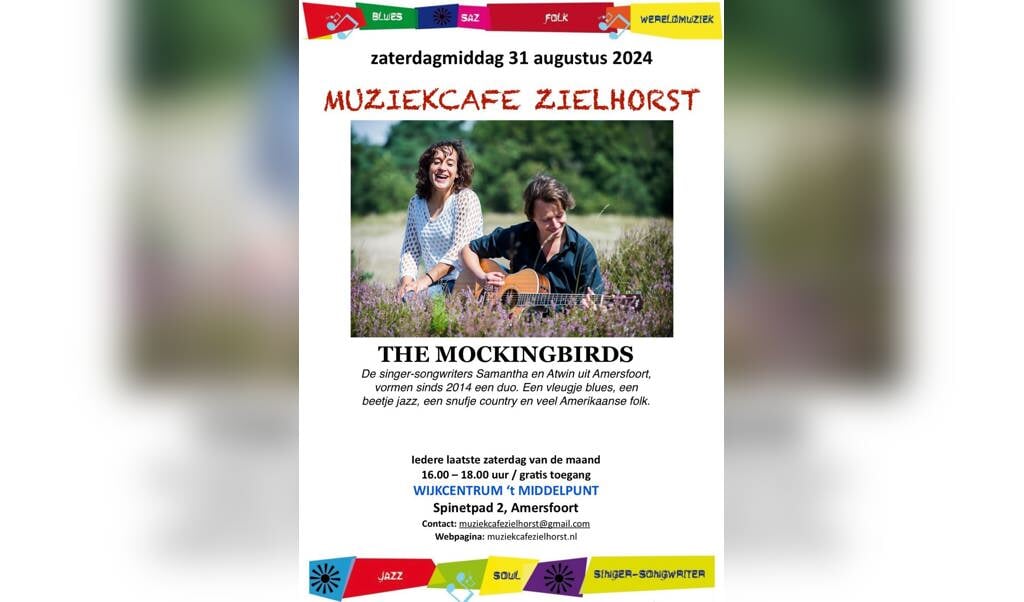 THE MOCKING BIRDS zaterdag 31-08-2024 Muziekcafé Zielhorst