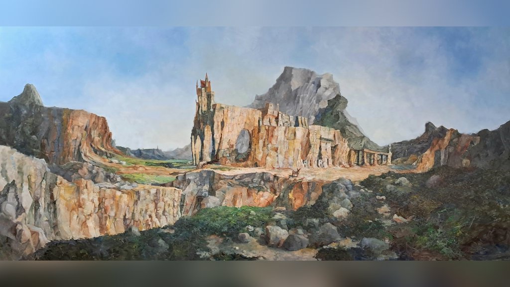 Expositie met werk van lokale kunstenaars in Aengwirder tsjerke