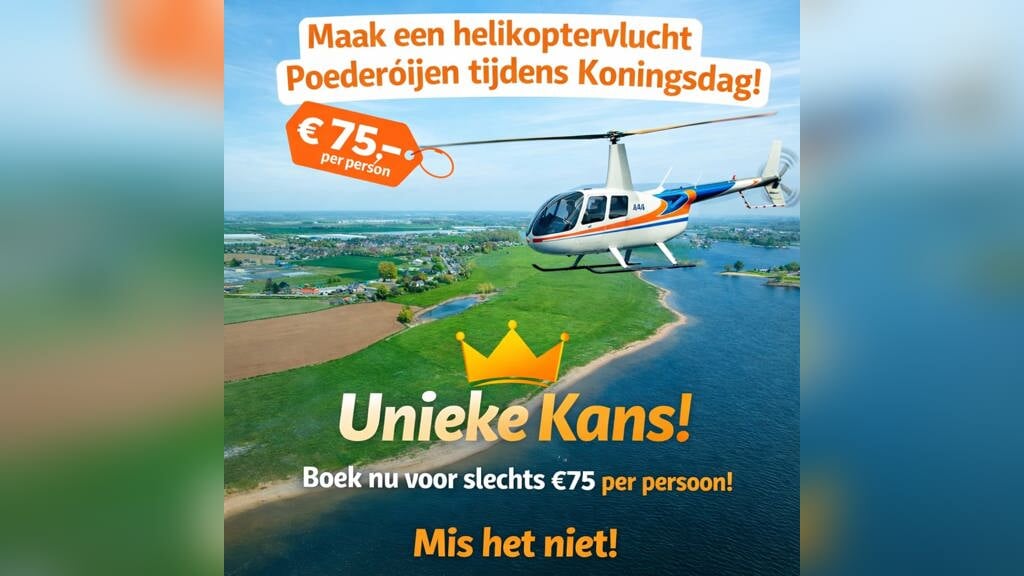 Spectaculaire helikopter rondvlucht boven Poederoijen - Al het nieuws ...