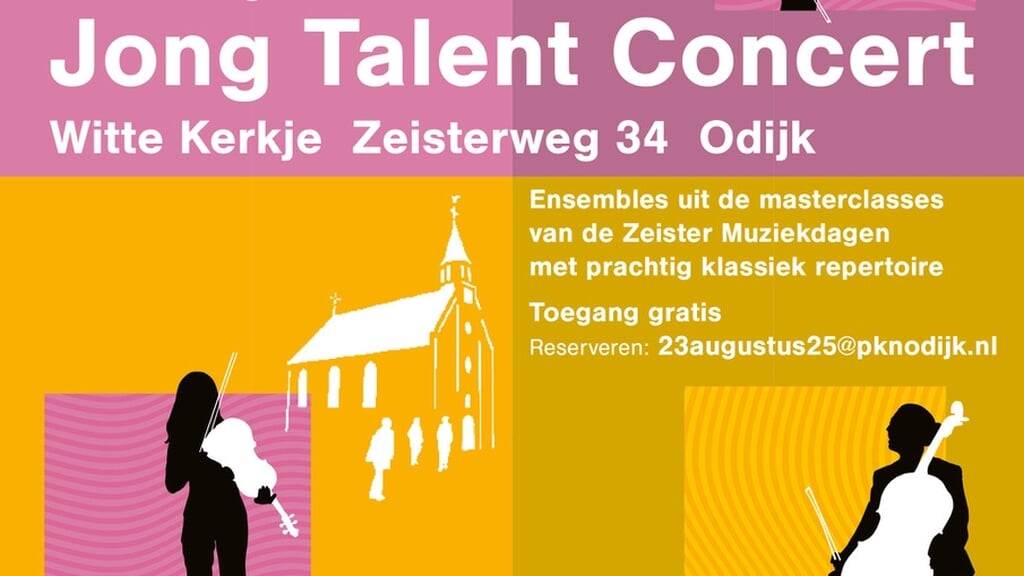 Jonge topmusici spelen in het Witte Kerkje in Odijk
