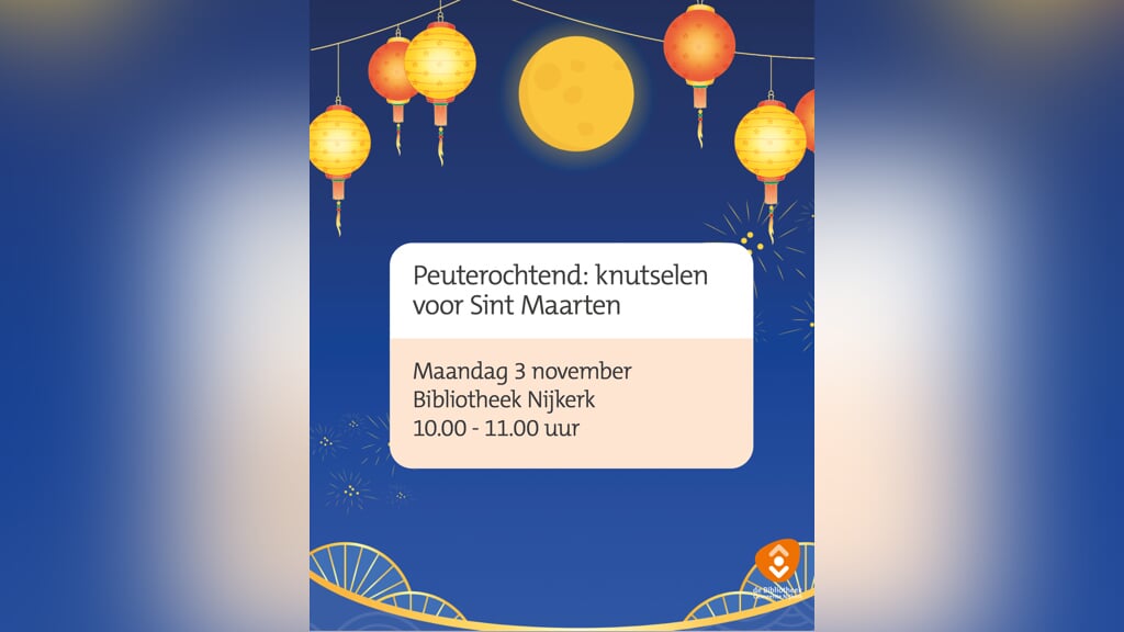Peuterochtend in Bibliotheek Nijkerk