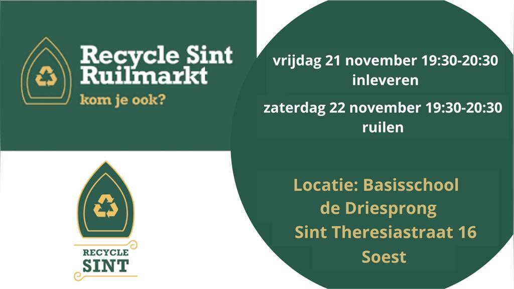 RecycleSint Ruilmarkt, kom je ook?