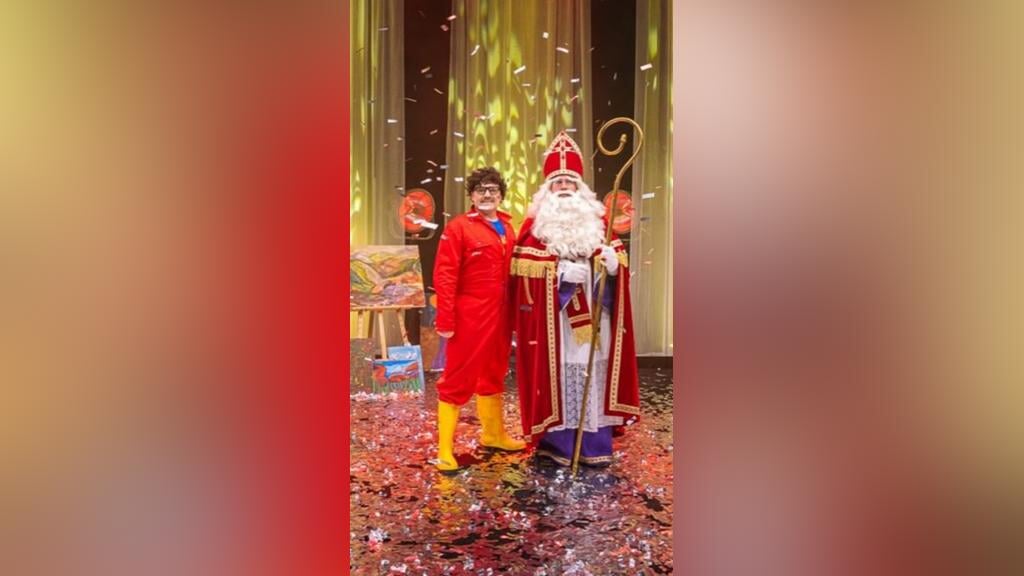 Sinterklaas krijgt een verrassing in de Oosterbliek in Gorinchem