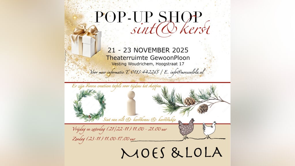 Fwd: POP-UP Shop Sint & Kerst