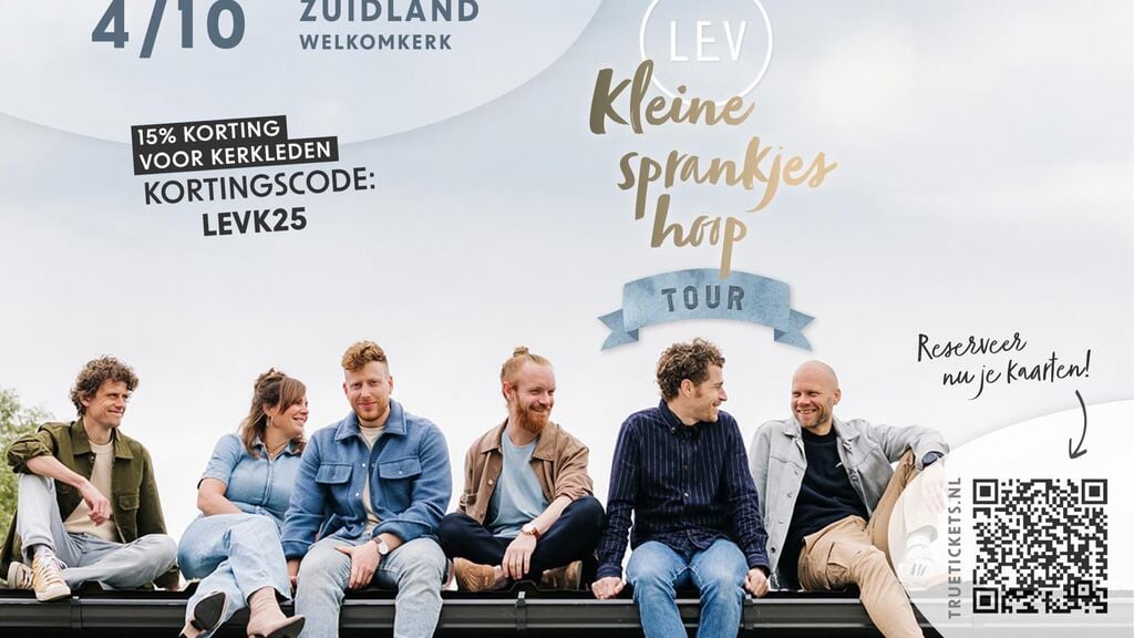 De band LEV komt naar Zuidland!