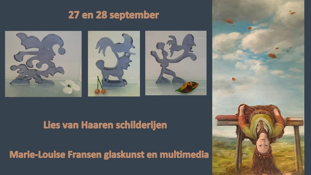 Schilderijen en glaskunst