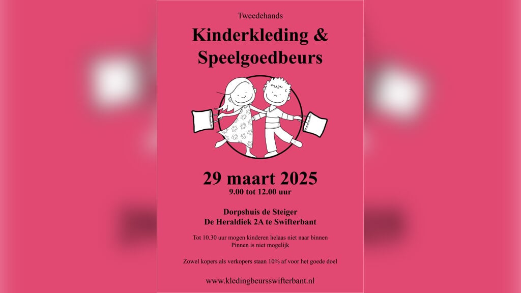 Tweedehands Kinderkleding en Speelgoedbeurs in Swifterbant
