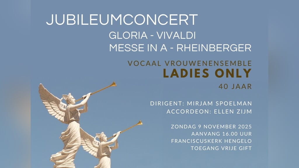 Feestelijk jubileumconcert Ladies Only