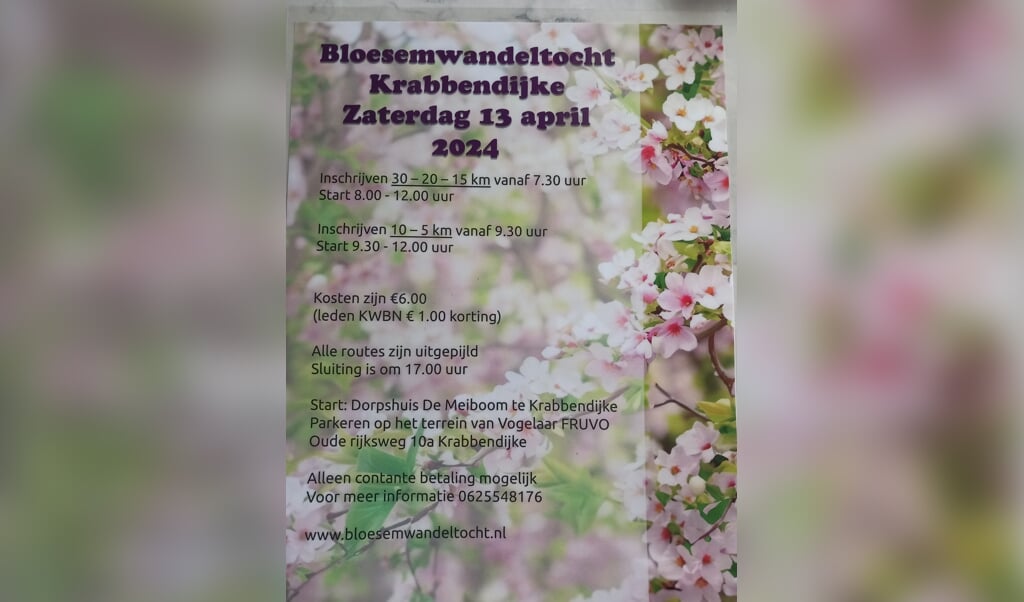 Bloesemtocht Krabbendijke