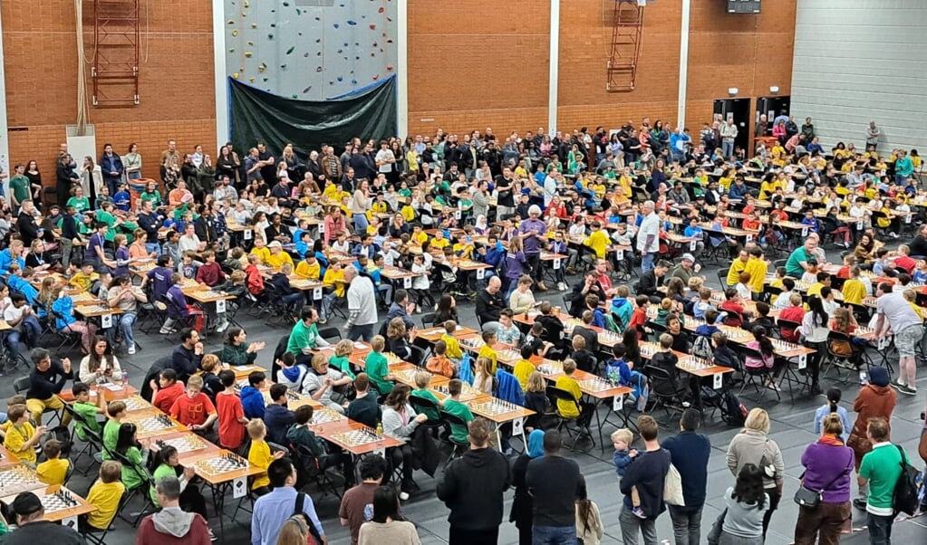 Er deden maar liefst 439 schakers mee (Foto: aangeleverd)