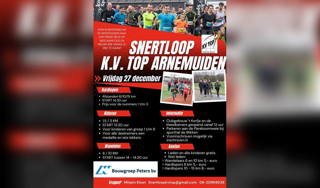 Snertloop KV TOP Arnemuiden