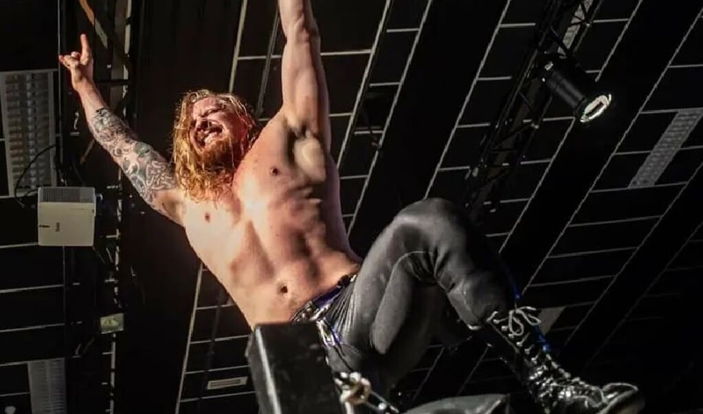 Axl Star in actie (Foto: Dutch Pro Wrestling)
