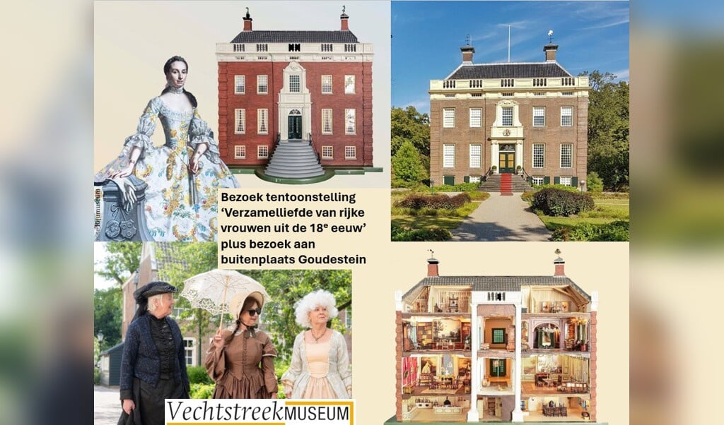 Combibezoek aan buitenplaats Goudestein én tentoonstelling ‘Verzamelliefde van rijke vrouwen in de 1