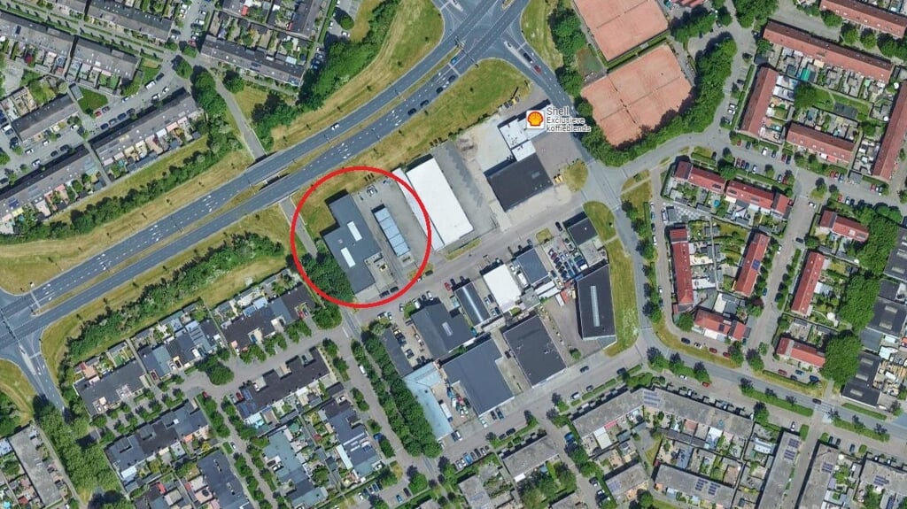 De locatie van de Lidl supermarkt (Foto: Google Maps)