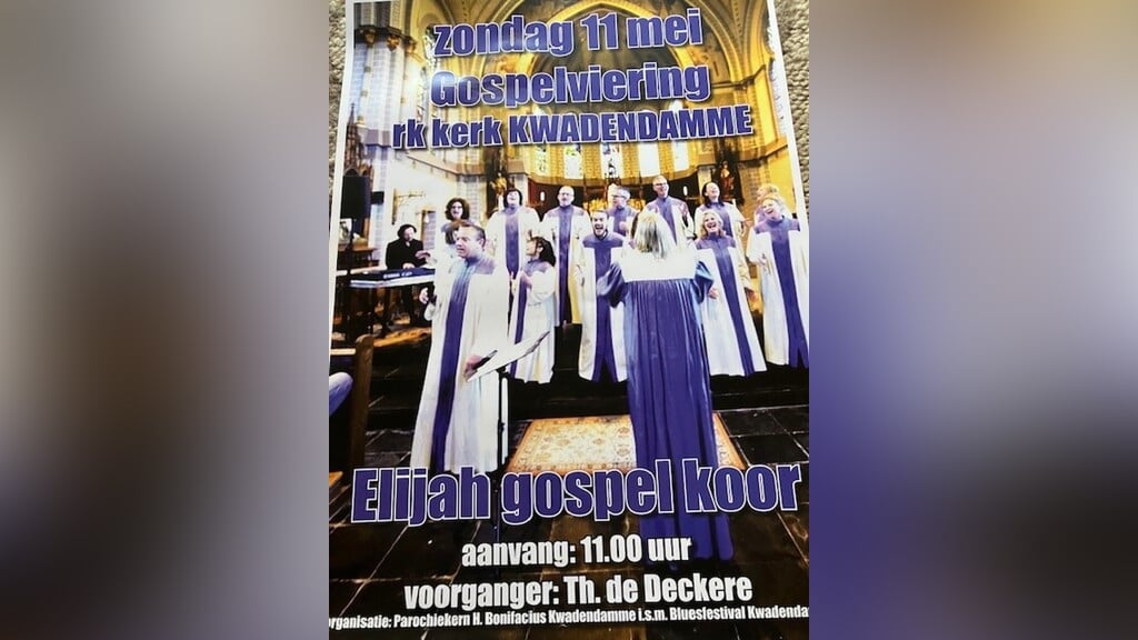 11 mei: Gospel in kerk Kwadendamme