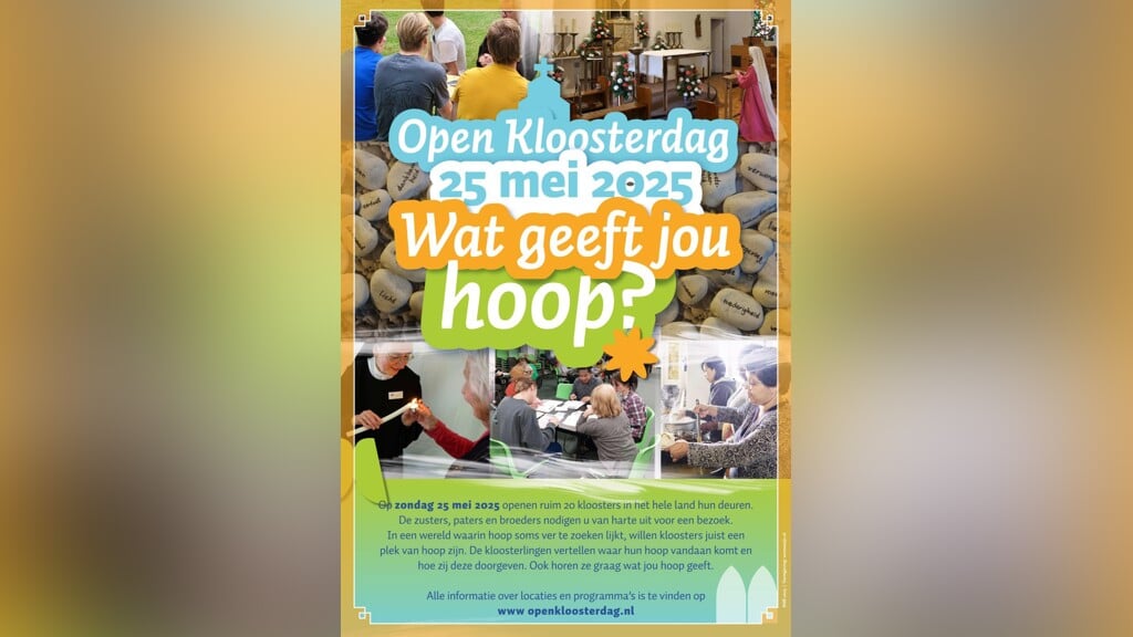 Zondag open kloosterdag in Huijbergen