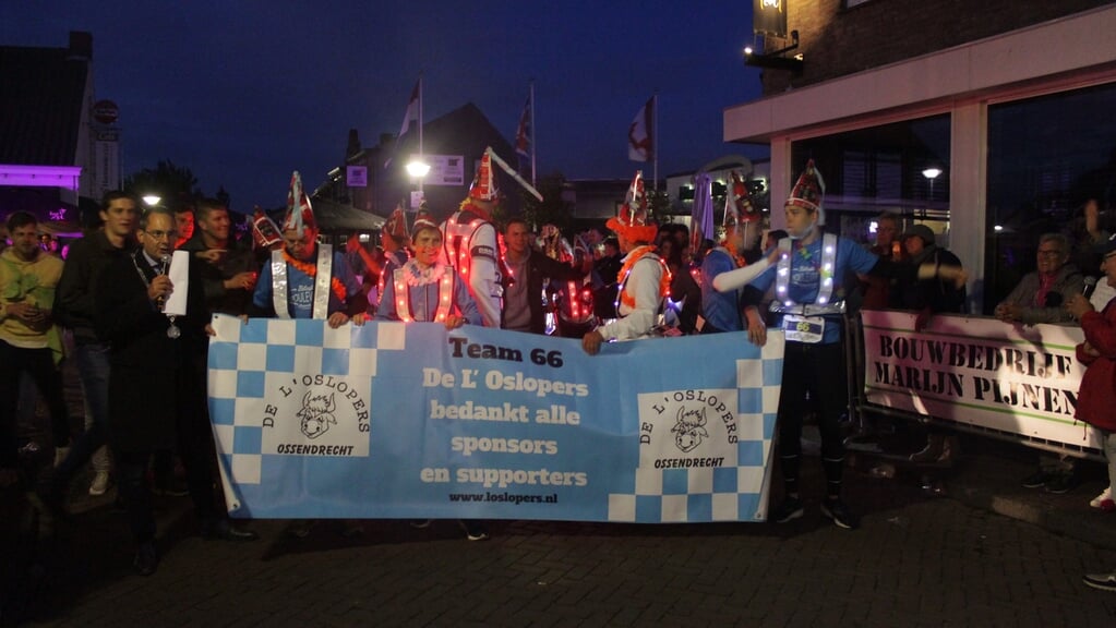Doorkomst Roparun in Ossendrecht