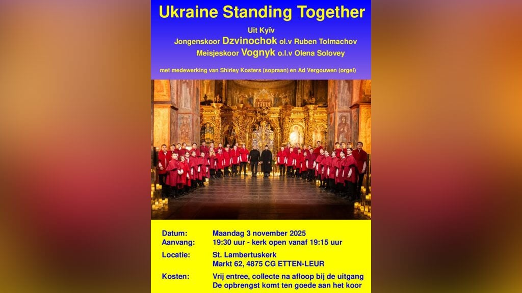 Concert ‘Ukraine Standing together’