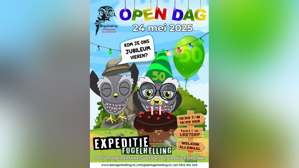 Open Dag 50-jarige wildopvang de Fûgelhelling