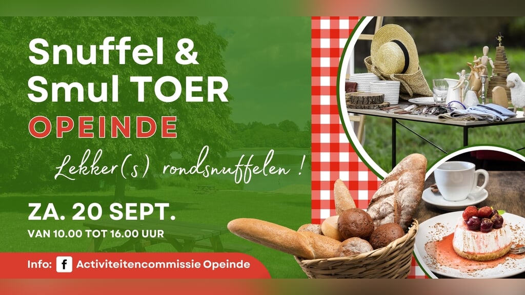 Snuffel & Smul TOER Opeinde